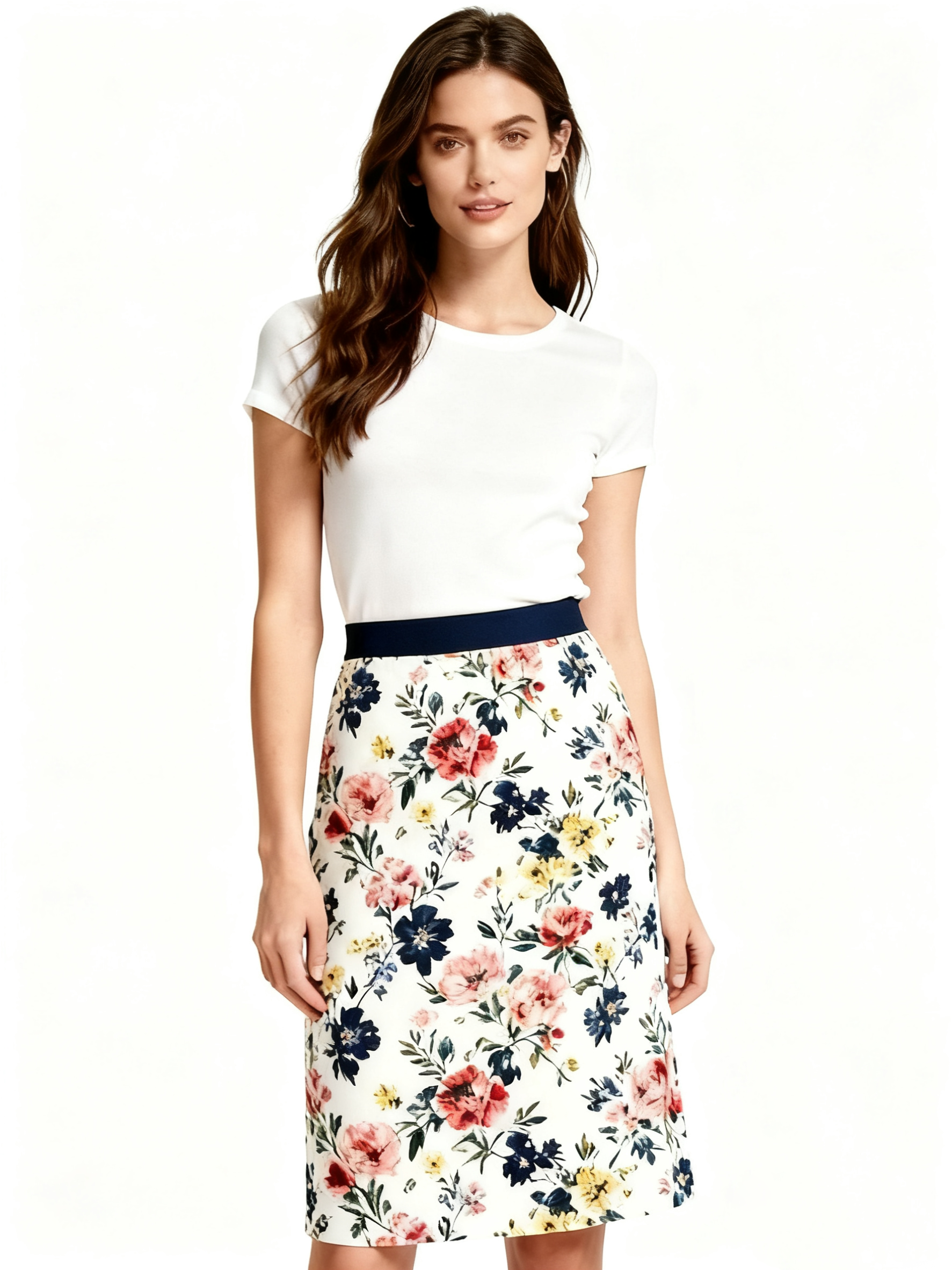 Printed Mini Skirt_ABSS6382